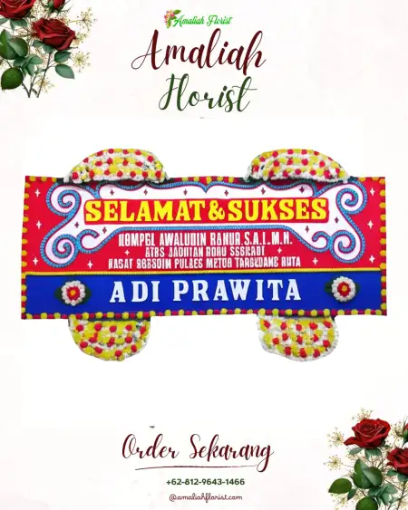 Papan Bunga Ucapan Selamat Pegagan